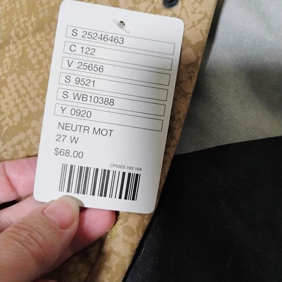 BDG Tan Ankle Snake Print Pants NWT - Picture 3 of 8